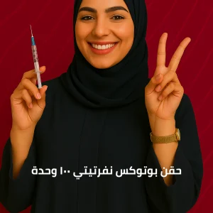 حقن بوتوكس نفرتيتي ١٠٠ وحدة