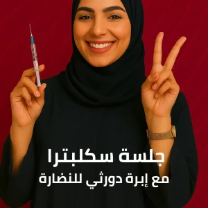 جلسة سكلبترا مع إبرة دورثي للنضارة